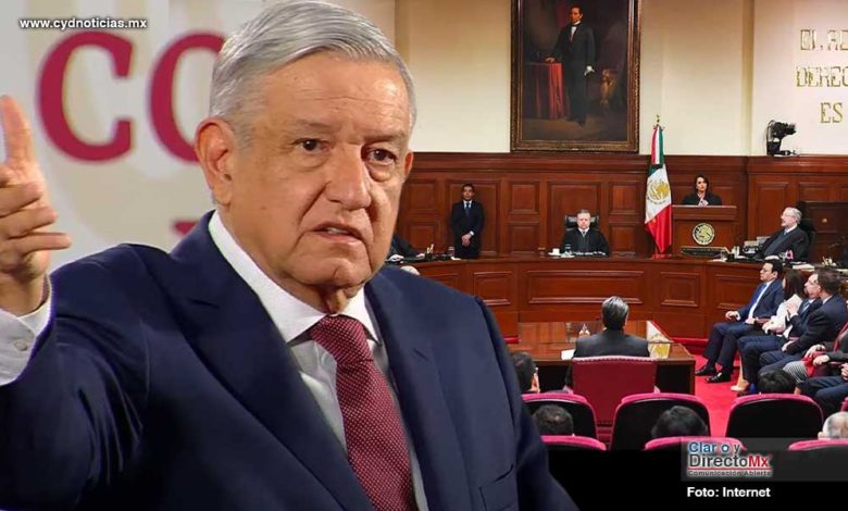 AMLO Y SCJN