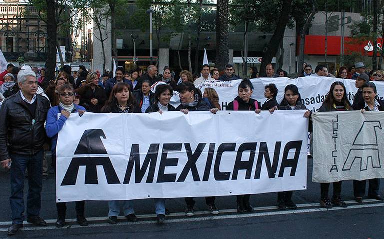 Mexicana Aviacion protesta