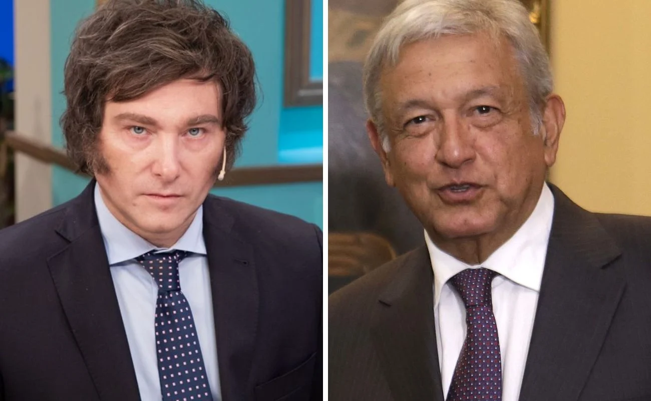 la vez que javier milei llamo patetico y repugnante a amlo en television video