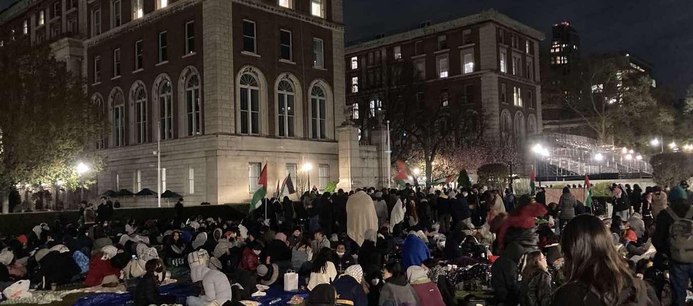 envios desde el campamento de solidaridad en la universidad de columbia es un honor ser suspendida por palestina 04 28 2024