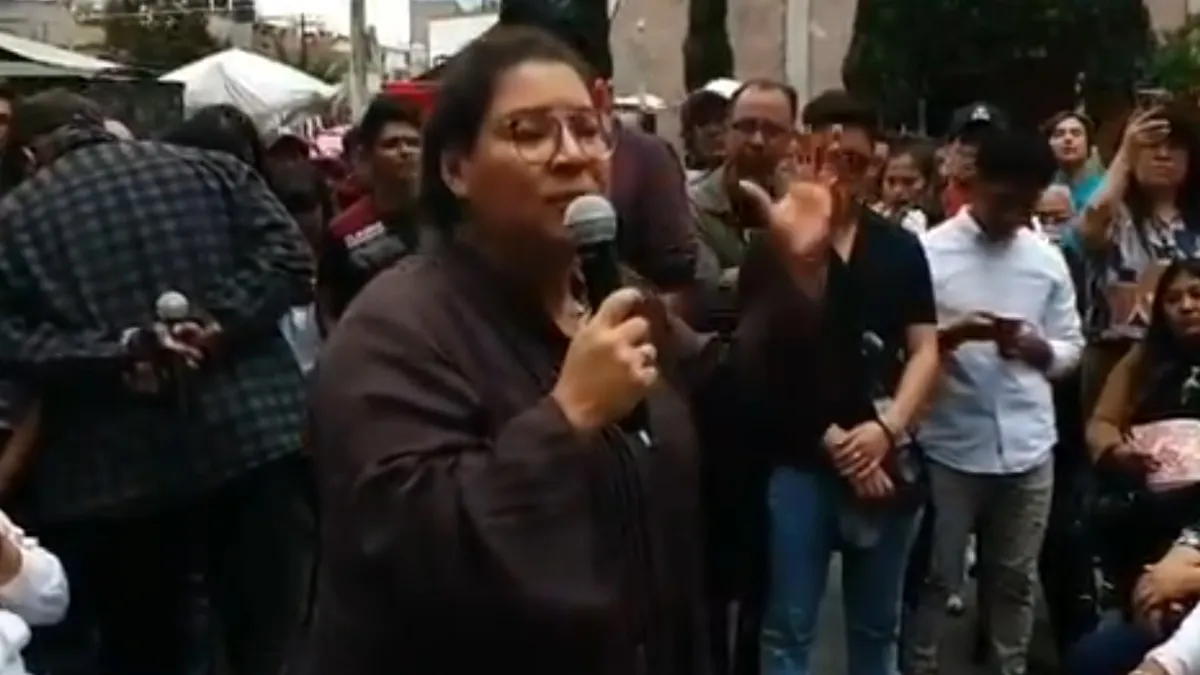 increpan a ministra lenia batres durante foro sobre la reforma judicial