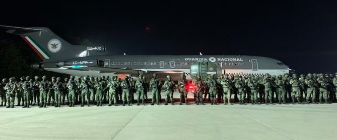 Arriban a Culiacan 100 elementos del Ejercito para reforzar los operativos de segurida